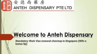 Mandatory Work Visa renewal checkup in Singapore (With a bonus tip)