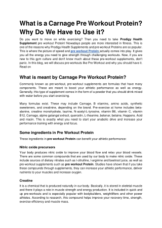 What is a Pre Workout Explosion_ Why Do We Have to Use it_