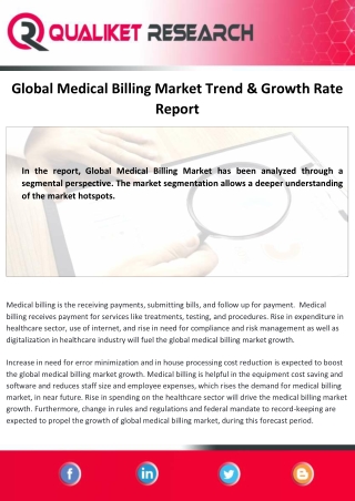 Global Medical Billing Market