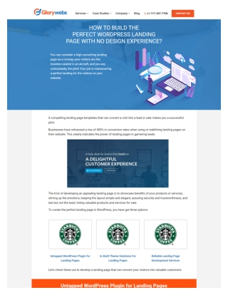 How to Build the Perfect Landing Page in WordPress with No Design Experience?