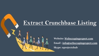 Extract Crunchbase Listing