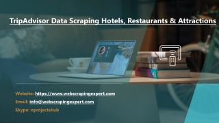 TripAdvisor Data Scraping Hotels, Restaurants & Attractions