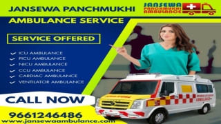 Honest Ambulance Service in Patna and Gaya– Jansewa Panchmukhi