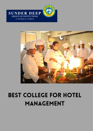 Top IHM Colleges in Ghaziabad | Hotel Management Course College