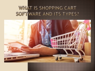 What is Shopping Cart Software and Its Types