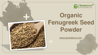 USDA Approved Bulk Organic Fenugreek Seed Powder Supplier
