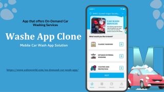 Washe App Clone
