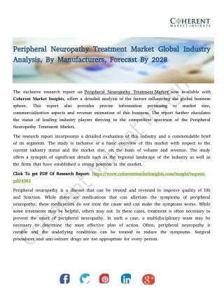Peripheral Neuropathy Treatment Market