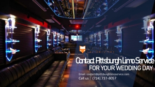 Contact Pittsburgh Limo Service for Your Wedding Day