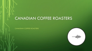 Canadian Coffee Roasters