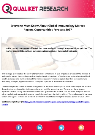 Immunology Market