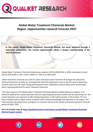 water treatment chemicals market