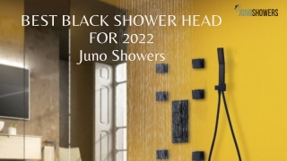 BEST BLACK SHOWER HEAD FOR 2022