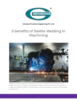 5 Benefits of Stellite Welding | Gemsons