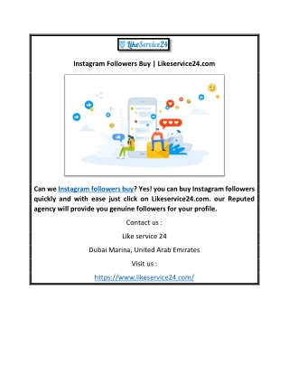 Instagram Followers Buy | Likeservice24.com