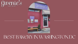 Best Bakery in Washington DC