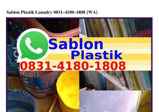 Sablon Plastik Laundry Ö8౩l-ㄐl8Ö-l8Ö8{WA}