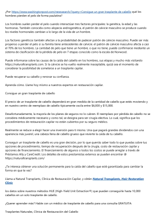 Informacióngratuita CirugíA Capilar 2021