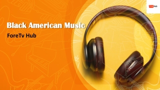 Black American Music Artists