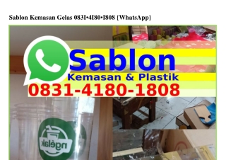 Sablon Kemasan Gelas Ö8౩l-4l8Ö-l8Ö8{WA}