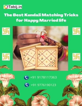 The Best Kundali Matching Tricks for Happy Married life-tabij.in_