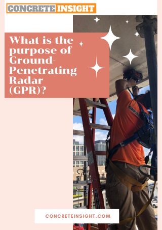 What is the purpose of Ground-Penetrating Radar (GPR)?