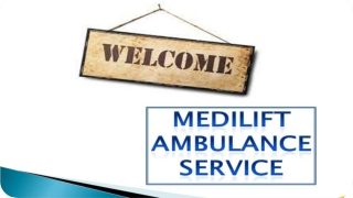 Speedy Transfer Ambulance Service in Mayur Vihar and Nehru Place by Medilift