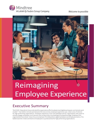 Reimaging Employee Experience Platform | Mindtree
