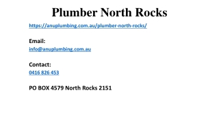 Have a Perfect Plumbing System Using the Services of Plumber in North Rocks