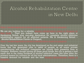 Best Alcohol Rehabilitation Centre in New Delhi