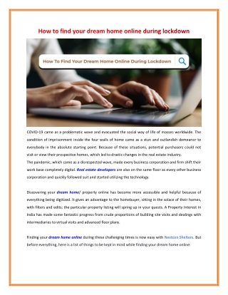 How-to-Find-Your-Dream-Home-Online-During-Lockdown-nestcon