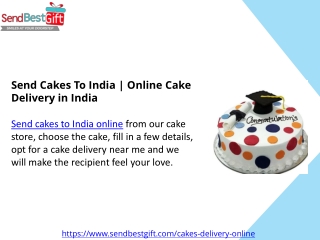 Send Cakes To India | Online Cake Delivery in India