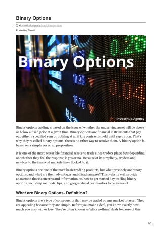 Binary Options