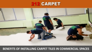Benefits of Installing Carpet Tiles in Commercial Spaces