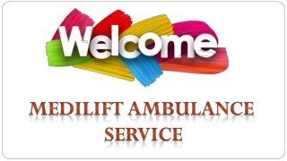 Medilift Ambulance Service in Saguna More and Danapur to relocate your patient