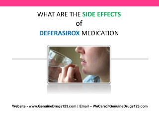 What are the side effects of Deferasirox