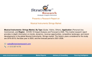 Musical Instruments Strings Market Trends, Dynamics & Market Insights