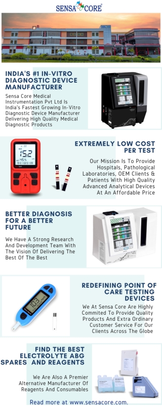 Best Medical Diagnostic Device Manufacturer In India | Sensa Core
