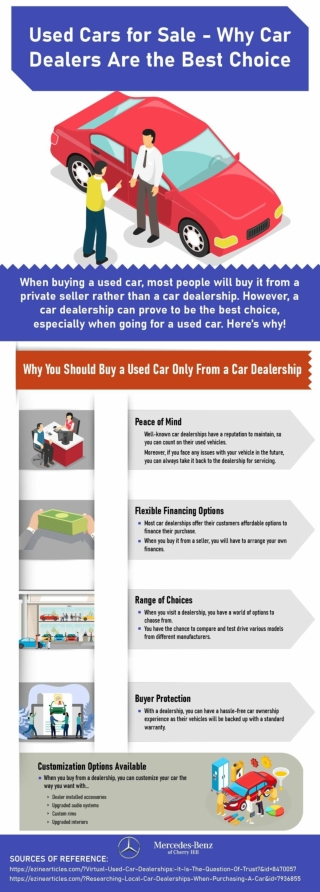 Used Cars for Sale - Why Car Dealers Are the Best Choice