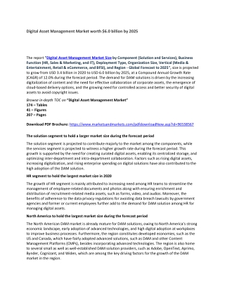 Digital Asset Management Market worth $6.0 billion by 2025