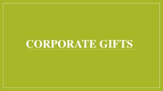 Corporate Gifts