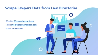 Scrape Lawyers Data from Law Directories