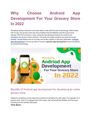Why Choose Android App Development For Your Grocery Store In 2022.docx