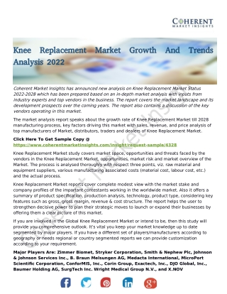 Knee Replacement Market
