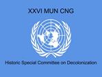 XXVI MUN CNG