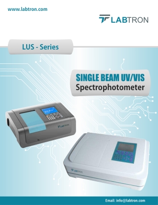 Single-Beam-UVVisible-Spectrophotometer