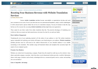 Boosting Your Business Revenue with Website Translation Services