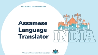 Assamese Language Translators for Universal Translation Services