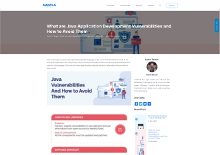 What are Java Application Development Vulnerabilities and How to Avoid Them
