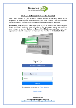 What Are Embedded Chat and Its Benefits